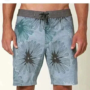 O'Neill Blue Hyperfreak Kelso Boardshorts Size 38